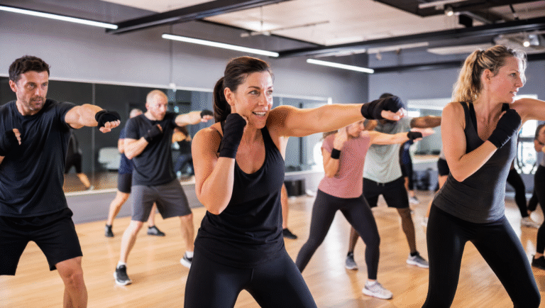 boxercise classes group workout