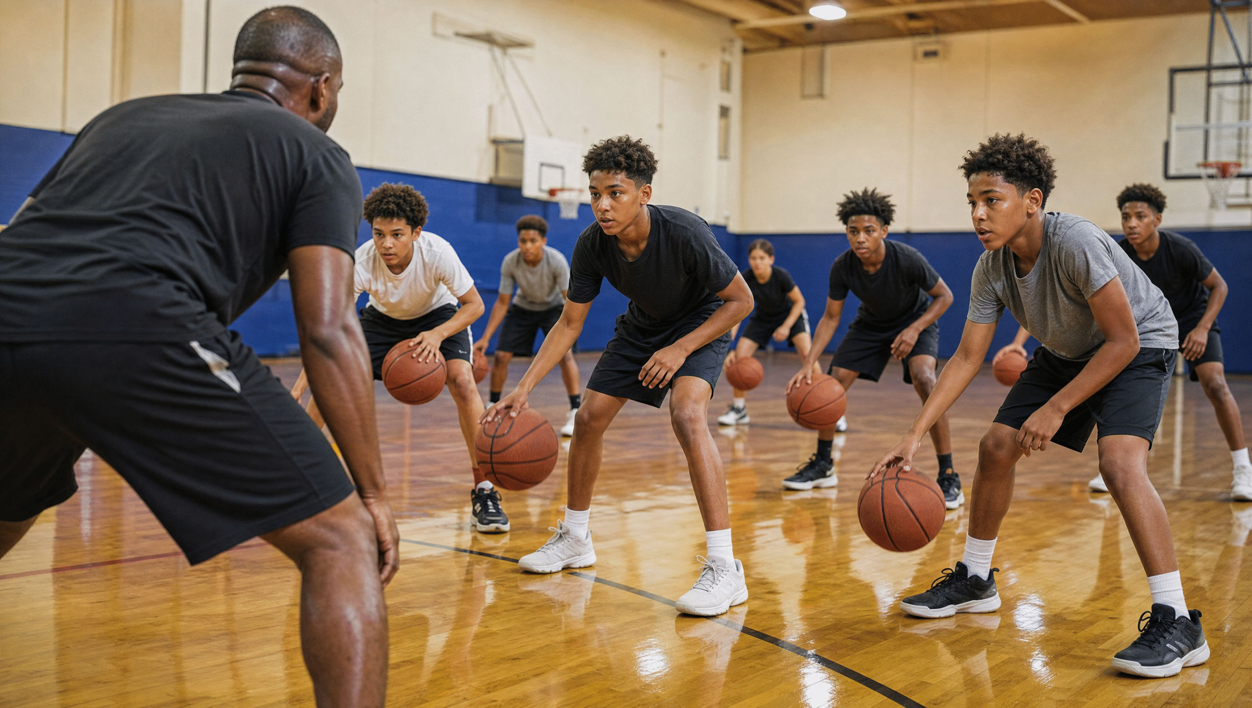 youth basketball training drills at Kingdom Athletics